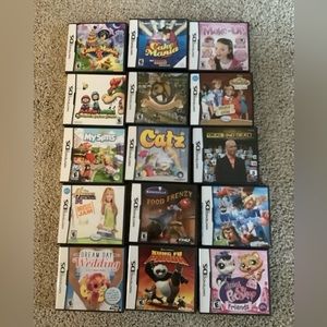 15 Nintendo DS games.
